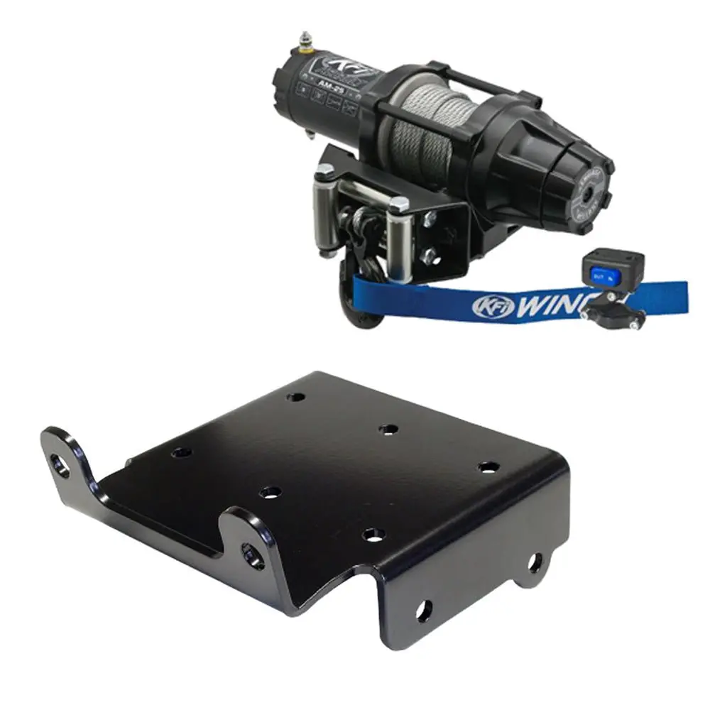 Kfi Winch & Winch Mount Kit Suzuki 450, 500, 700, 750 King Quad Atv 4