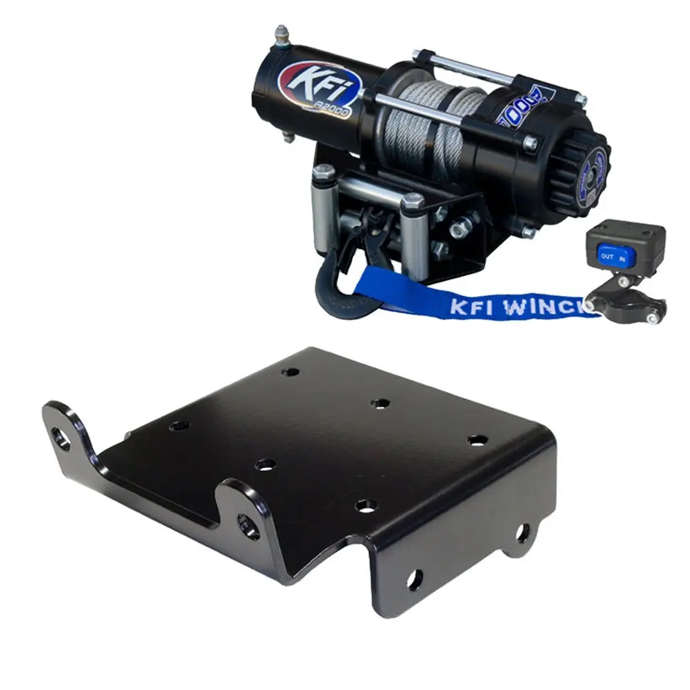 Kfi Winch & Winch Mount Kit Suzuki 450, 500, 700, 750 King Quad Atv 1