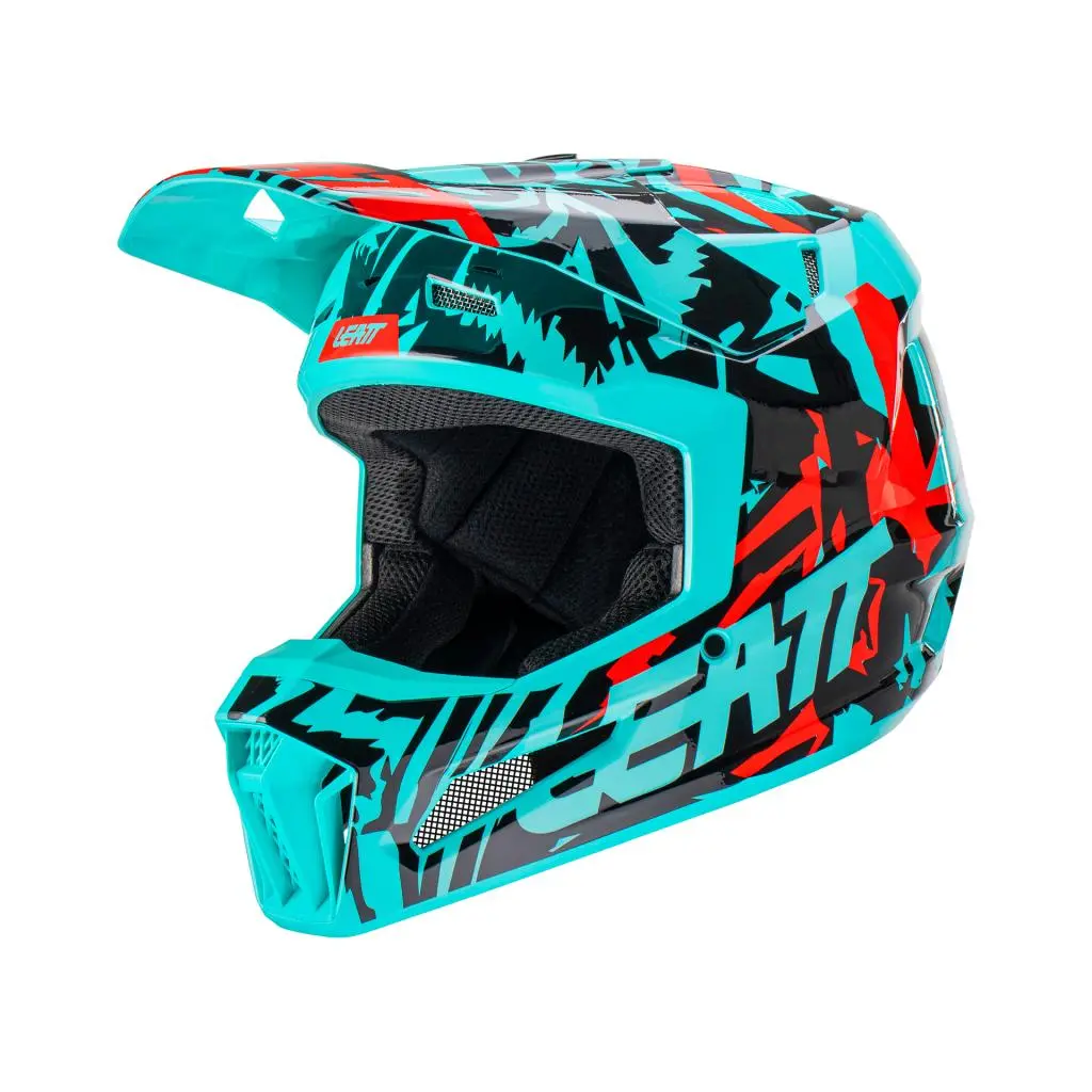 Leatt 3.5 Jr Moto Helmet V23 (Dot+Ece) 2