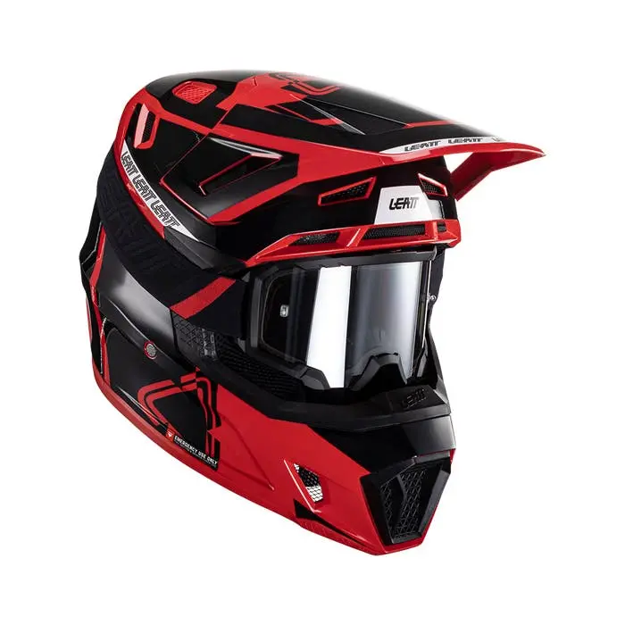 Leatt 7.5 Motorcycle Helmet and 4.5 Goggles Bundle – 2024 Model - Image 6