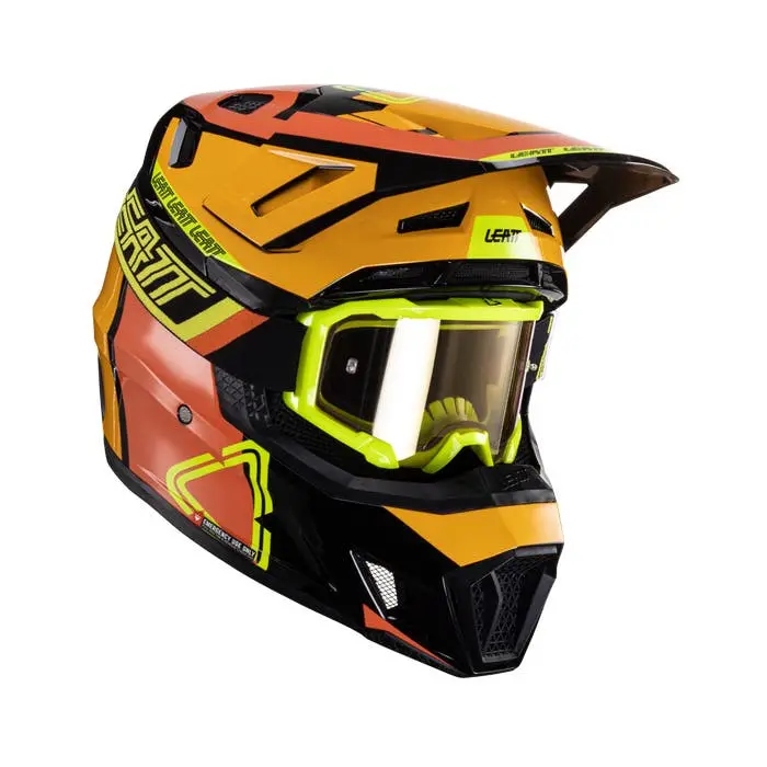 Leatt 7.5 Motorcycle Helmet and 4.5 Goggles Bundle – 2024 Model - Image 5