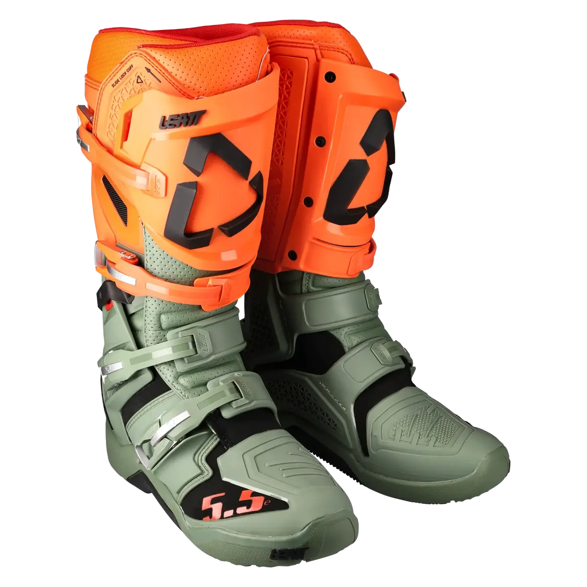 Leatt Boot 5.5 Flexlock Enduro #Us9/Uk8/Eu43/Cm27.5 Cactus 1