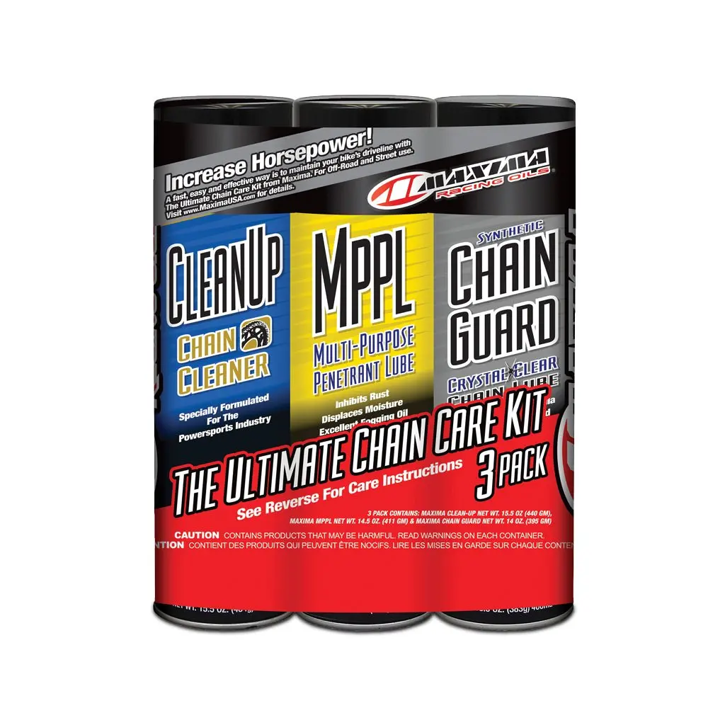 Maxima Ultimate Chain Guard Care Kit 3/Pk 1