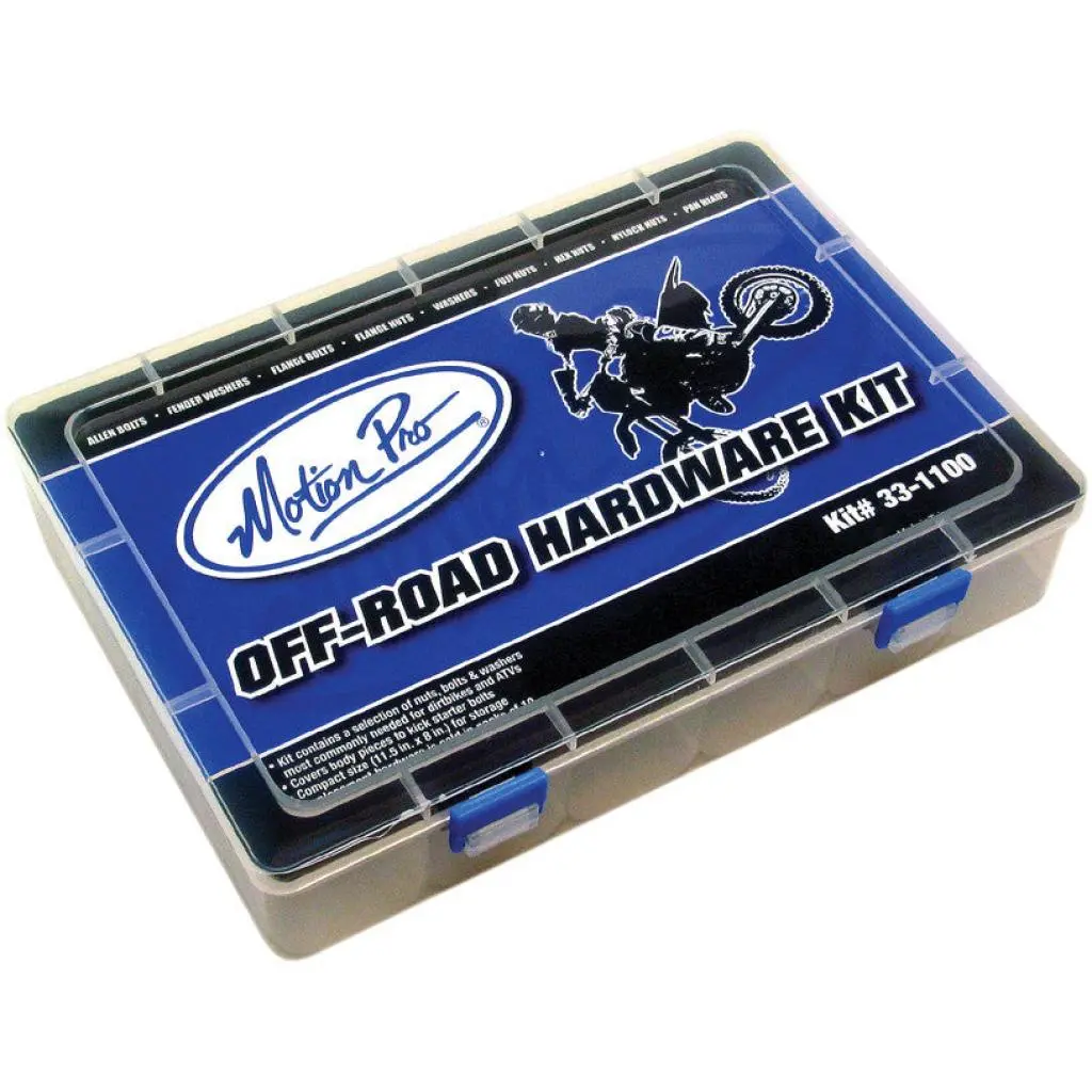 Motion Pro Off-Road Hardware Kit With Class 12.9 Bolts And Screws, 180 Pcs | 33-1100 1