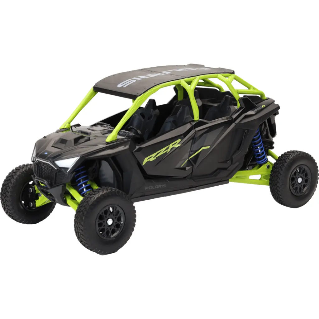 New-Ray 1:18 Scale Polaris Rzr Pro R4 Matte Onyx Black Replica Toy 1