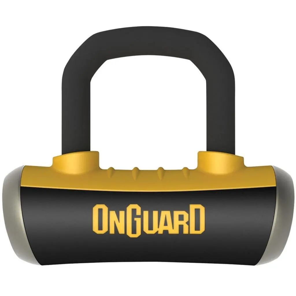 Onguard Boxer Disc Lock W/ Disc Reminder Black/Yellow | 8046 1