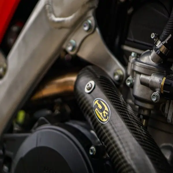 P3 Carbon Fiber Header Heat Shield For Honda | 205079 1