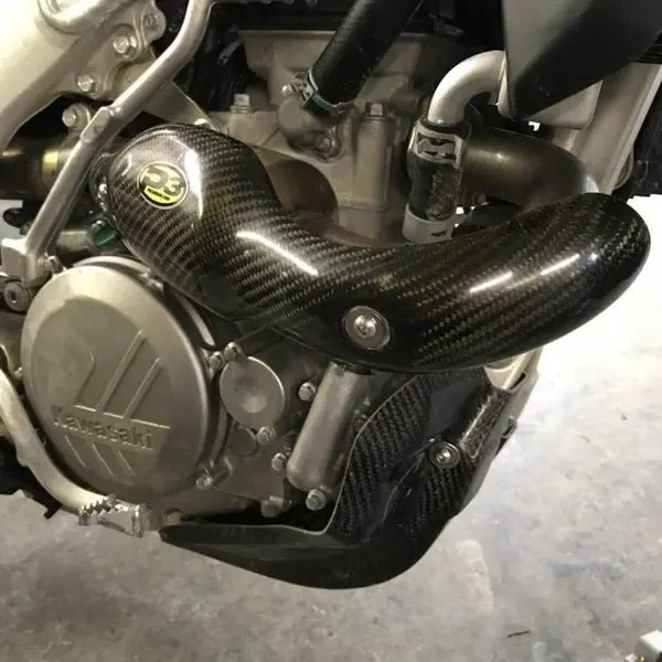P3 Carbon Fiber Header Heat Shield For Kaw Kx450f (16-18) | 206073 2