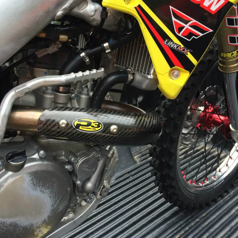 P3 Carbon Fiber Header Heat Shield For Suzuki Rmz450 (08-22) | 208071 1