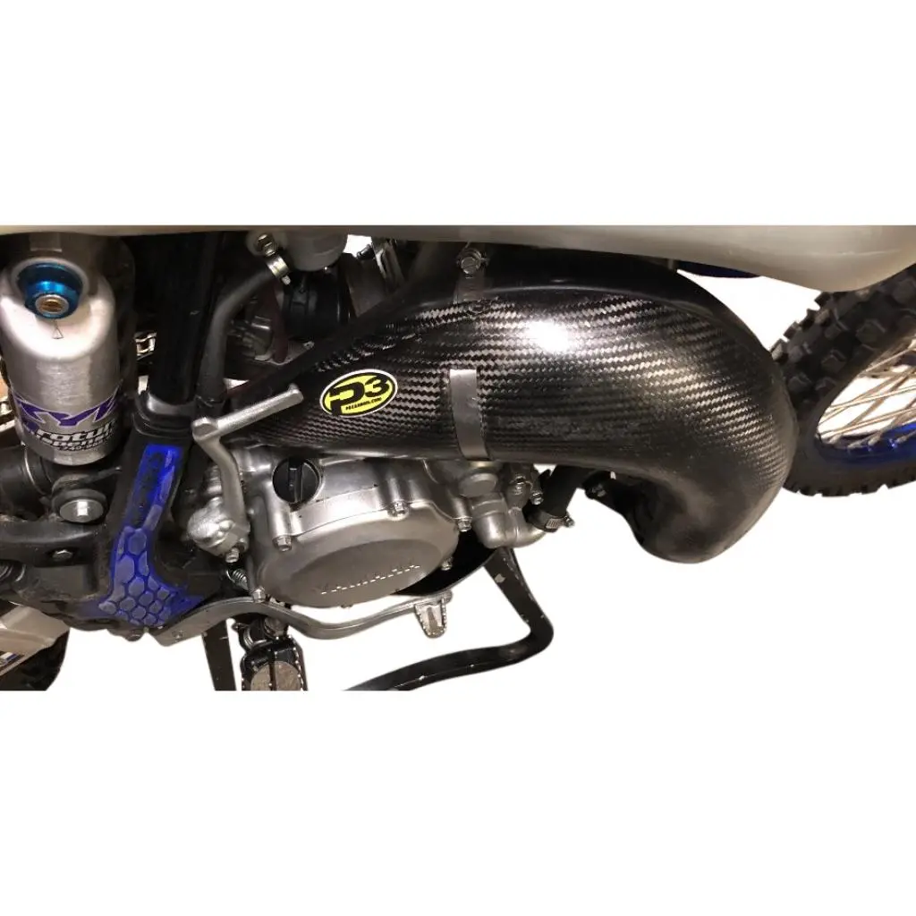 P3 Carbon Fiber Pipe Guard For Yamaha Yz85 (19-23) | 107042 1