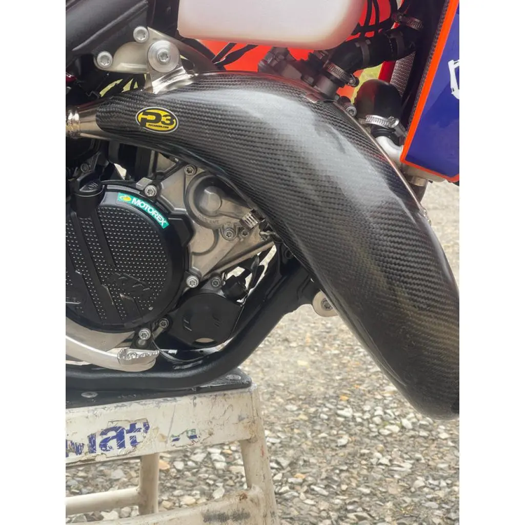 P3 Carbon Fiber Pipe Guard Ktm/ Hus | 101051 1