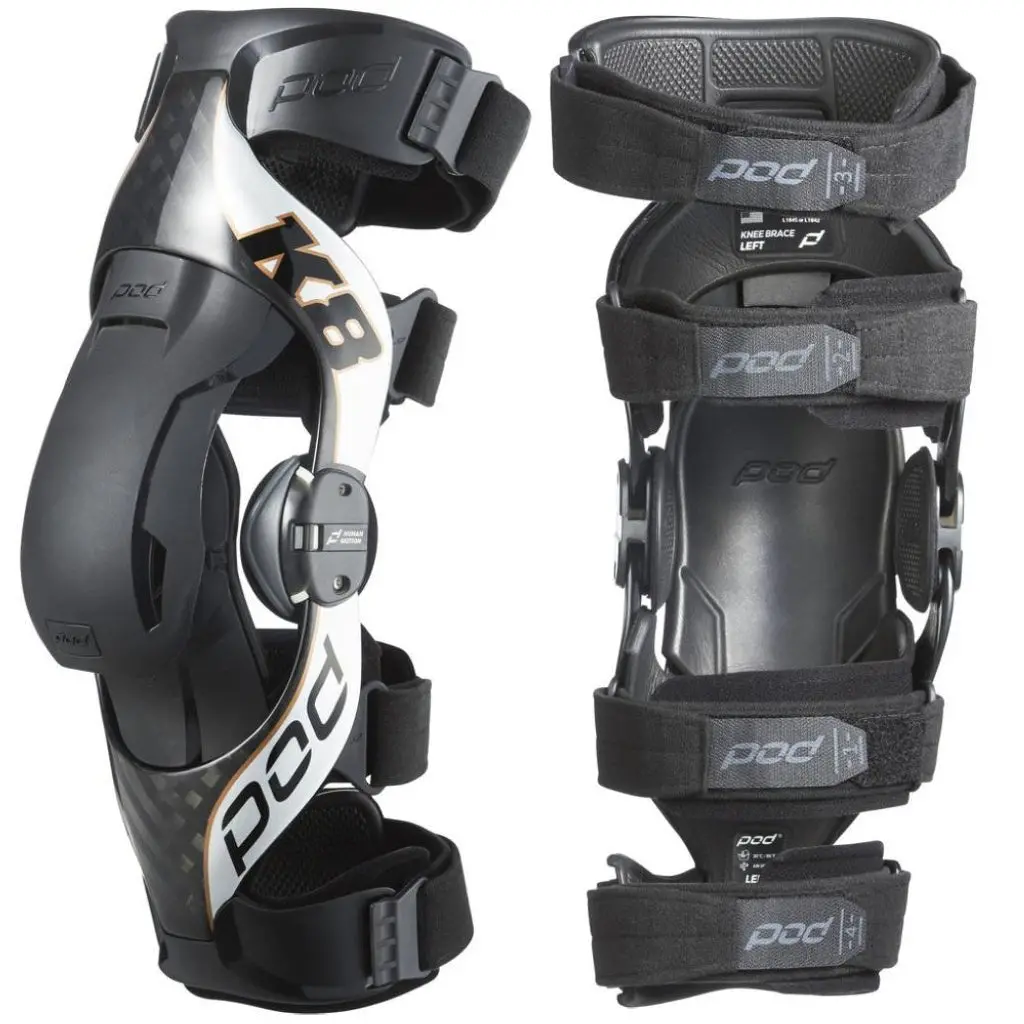 Pod K8 2.0 Forged Carbon Knee Braces 1