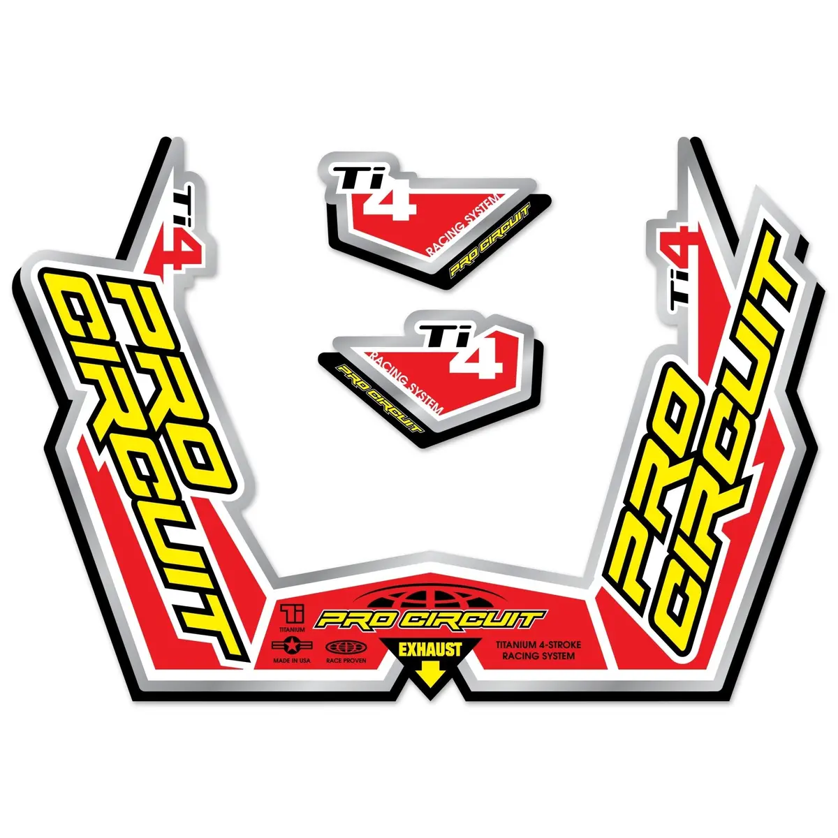 Pro Circuit Muffler Sticker Kit | Dc09ti4gp 1