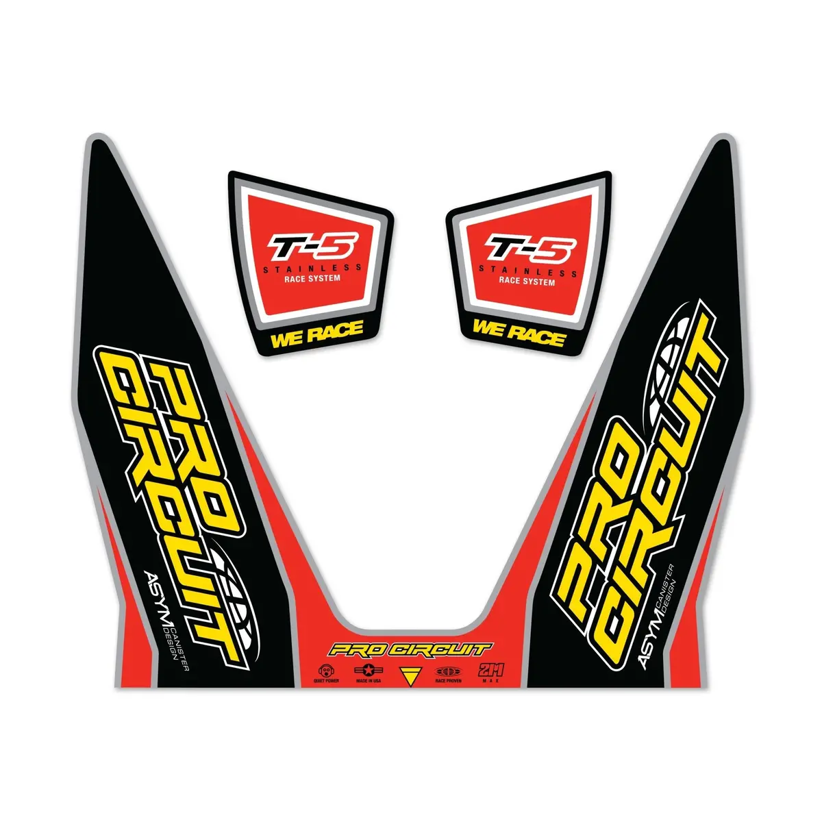 Pro Circuit Muffler Sticker Kit | Dc12t5 1