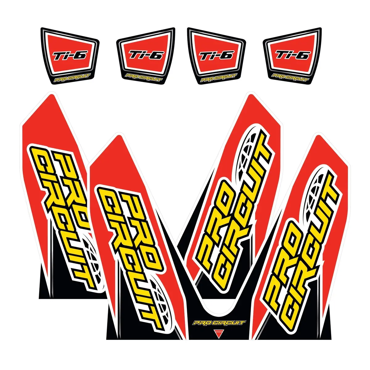 Pro Circuit Muffler Sticker Kit | Dc14ti6-Crf 1