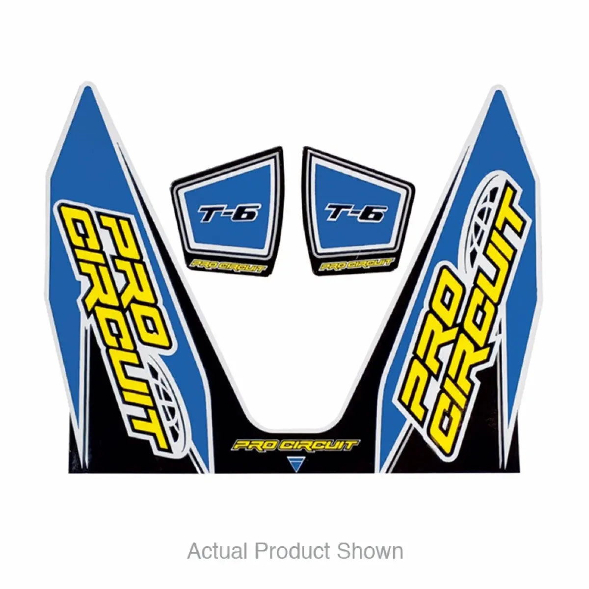Pro Circuit T-6 Decal - Light Blue | Dc22t6-Lb 1
