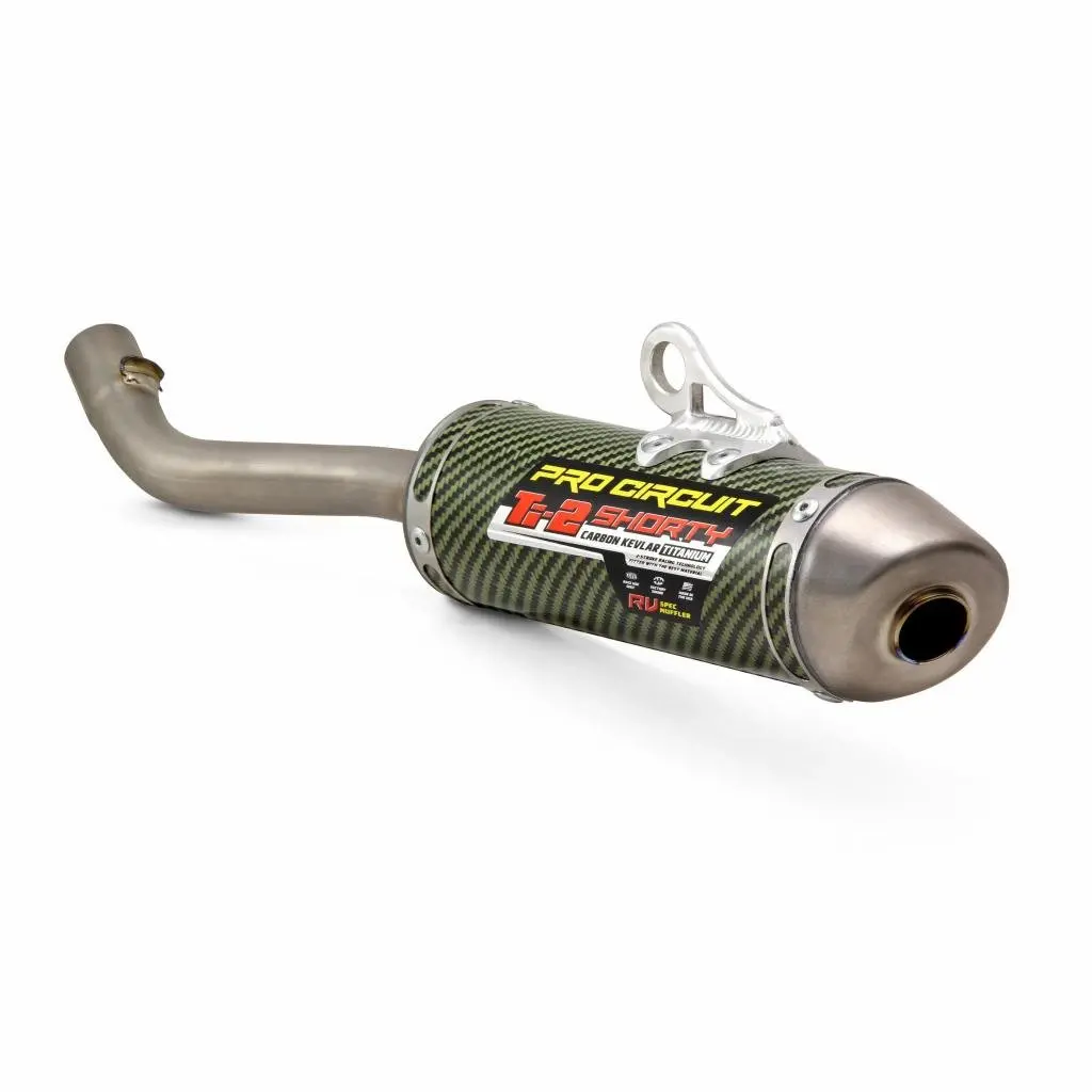 Pro Circuit Ti-2 Shorty Kevlar Rv Silencer 2002-21 Yamaha Yz125 | 1131412K-Rv 1