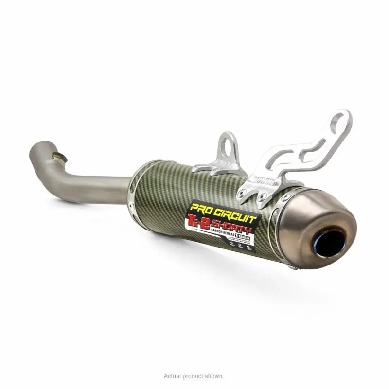 Pro Circuit Ti-2 Shorty Kevlar Silencer 2003-Up Yamaha Yz250 | 1131425K 1