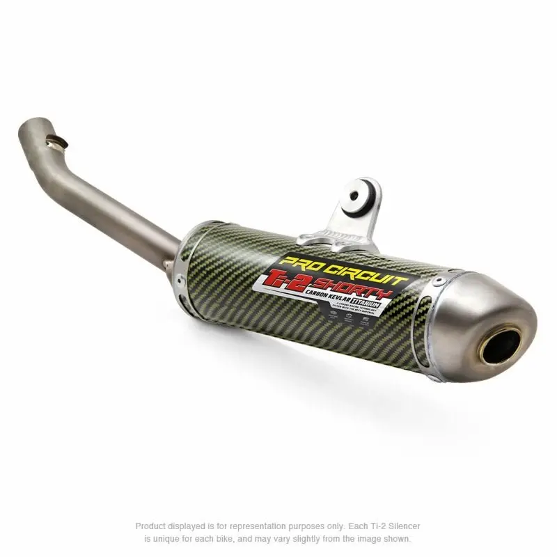 Pro Circuit Ti-2 Shorty Kevlar Silencer 2019-23 Ktm/Hus/Gas 125/150 | 1151912K 1
