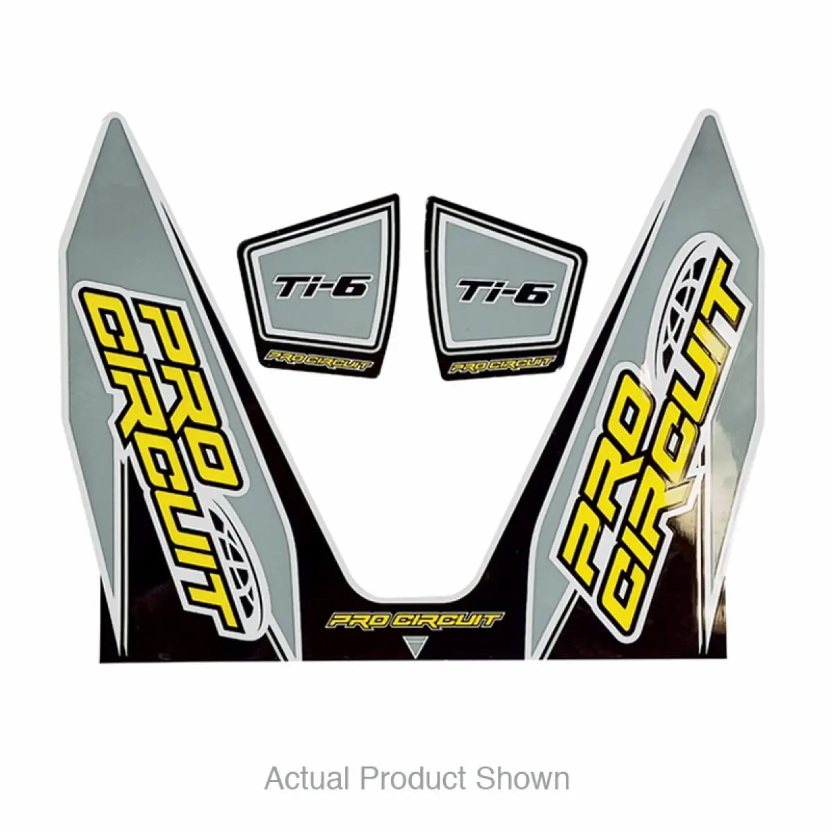 Pro Circuit Ti-6 Decal - Gray | Dc22ti6-Gray 1