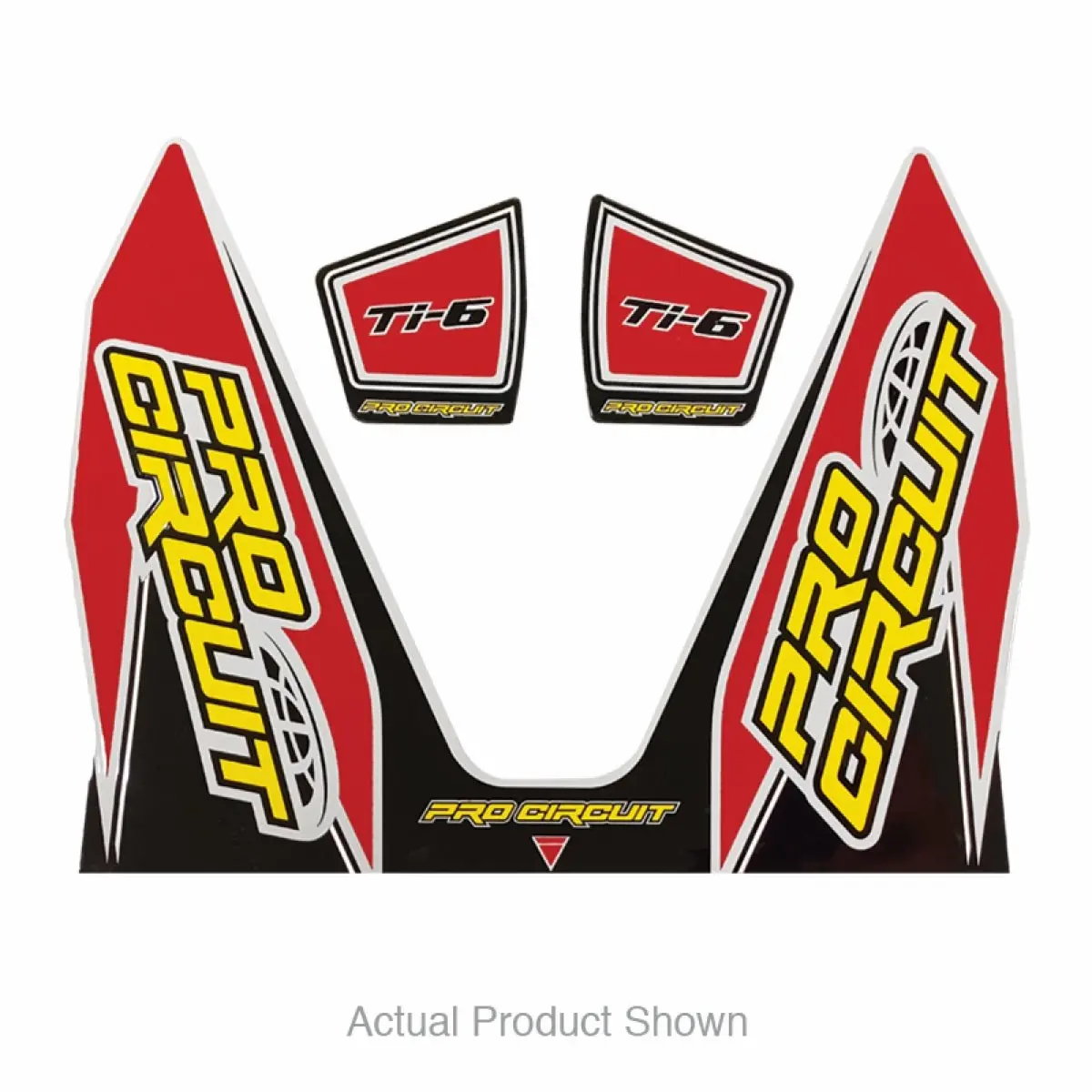 Pro Circuit Ti-6 Decal - Red | Dc22ti6-Red 1