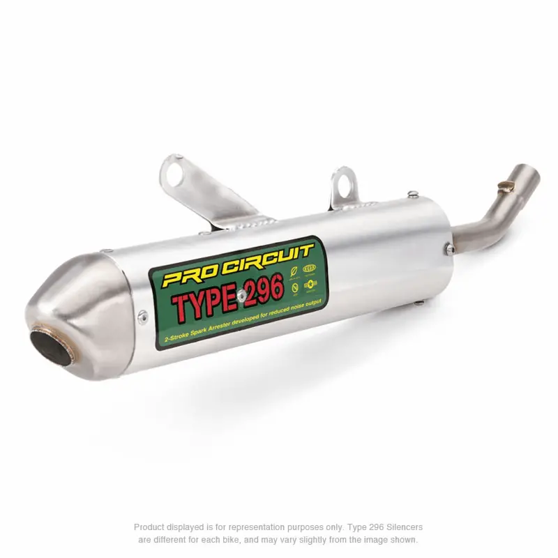 Pro Circuit Type 296 S.A. Silencer 2002-07 Honda Cr125r | Sh02125-296 1