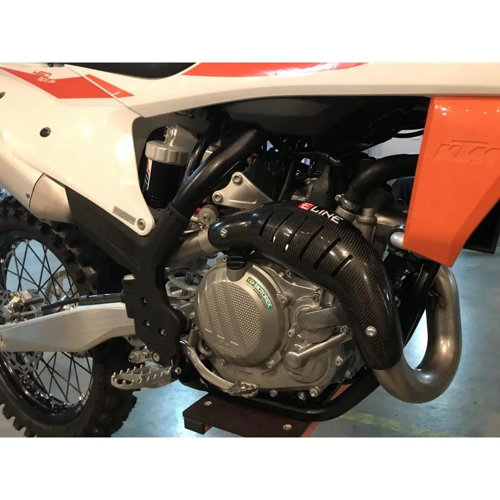E-Line Stock Header Heat Shield 2019-22 Ktm/Hus/Gas 450Cc | Mhs45019f 1