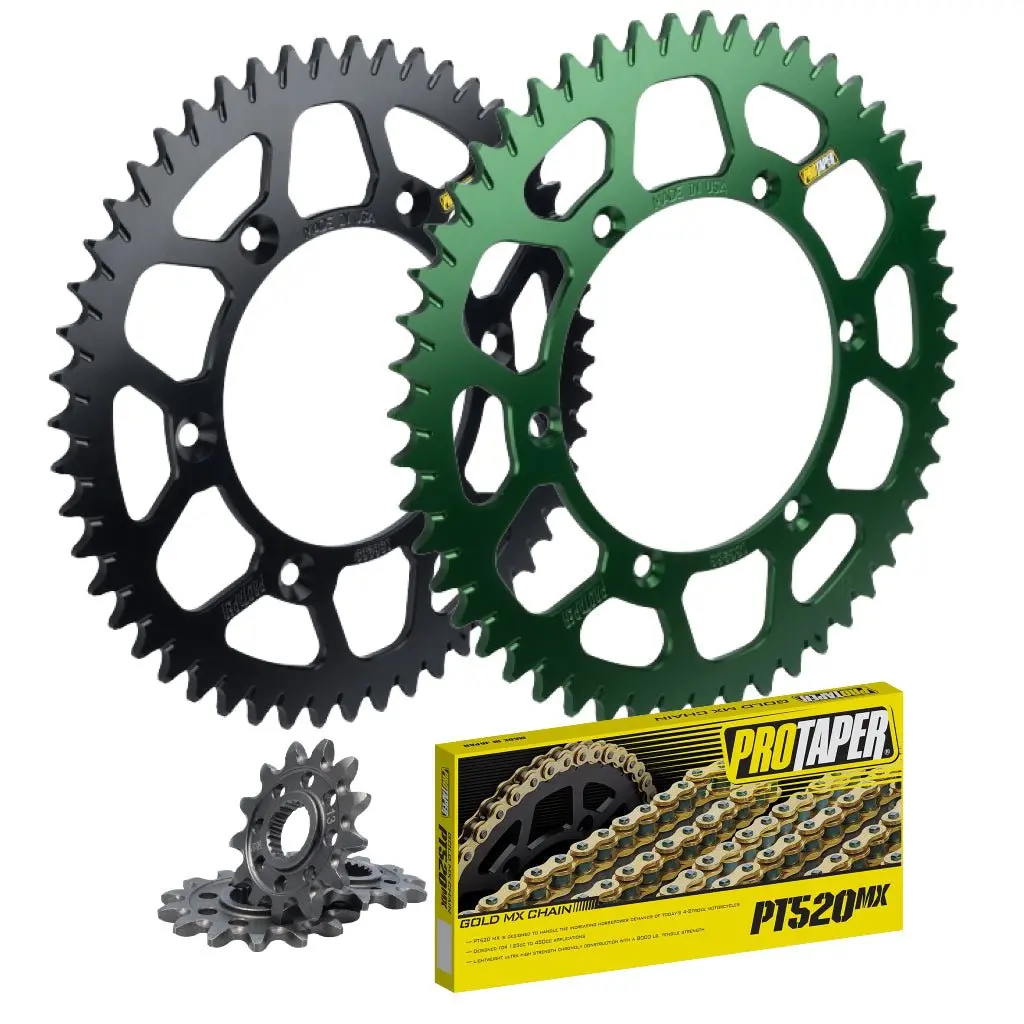 Protaper Gold Series Chain & Sprocket Kit Kawasaki Kdx/Klx/Kx 200-500 1