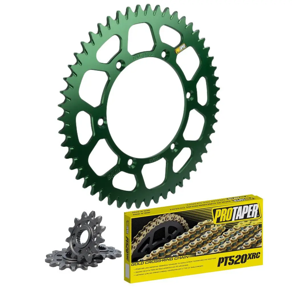 Protaper Gold Series Chain & Sprocket Kit Kawasaki Kx125 4