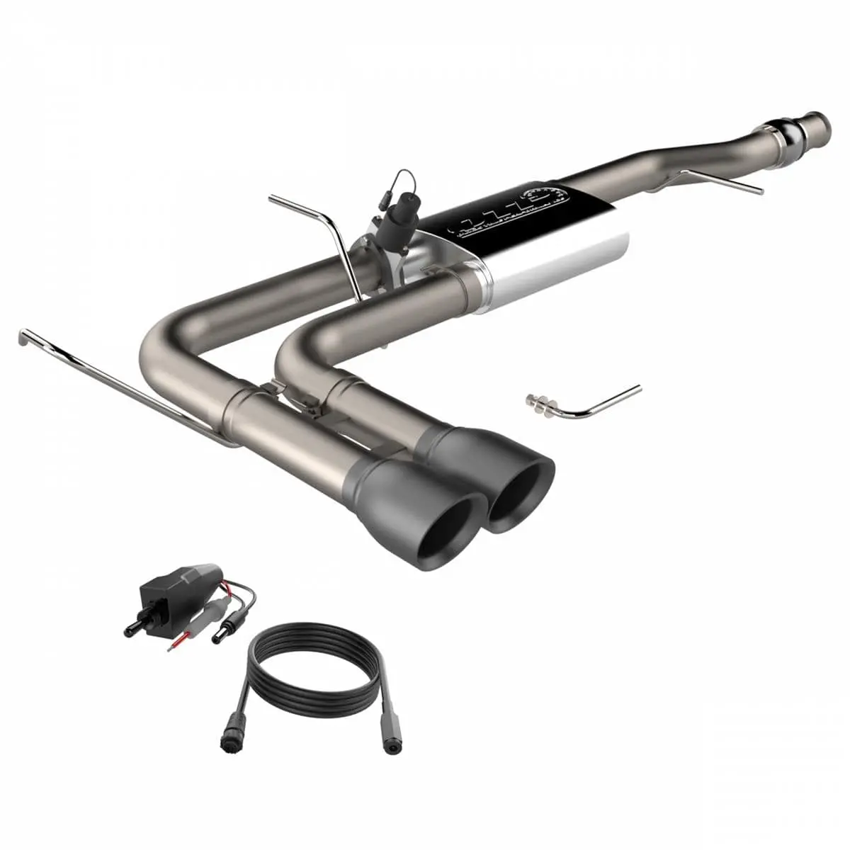 Quick Time Screamer Exhaust System – Full-Bore Performance Muffler Kit (410014B) 1