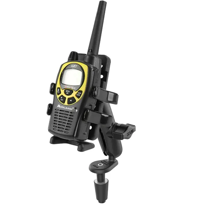 Ram Fork Stem Mount W/ Finger-Grip Gps/Radio Holder | Ram-B-176-Un4 1
