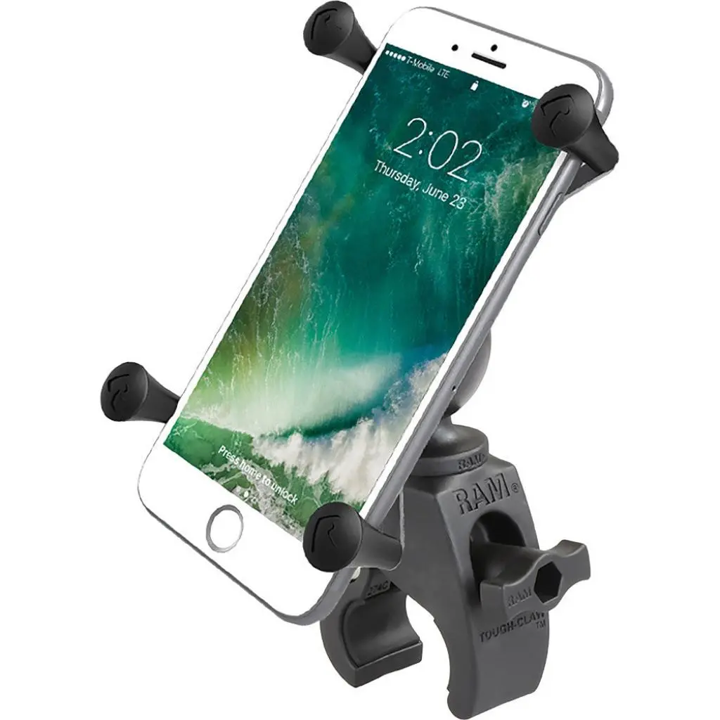 Ram Tough Claw Mount W/X-Grip .625-1.5" Range | Ram-Hol-Un10-400 1