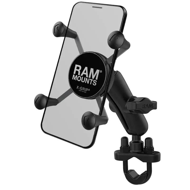 Ram X-Grip Phone Mount W/ Handlebar U-Bolt Base - Medium | Ram-B-149Z-Un7 1