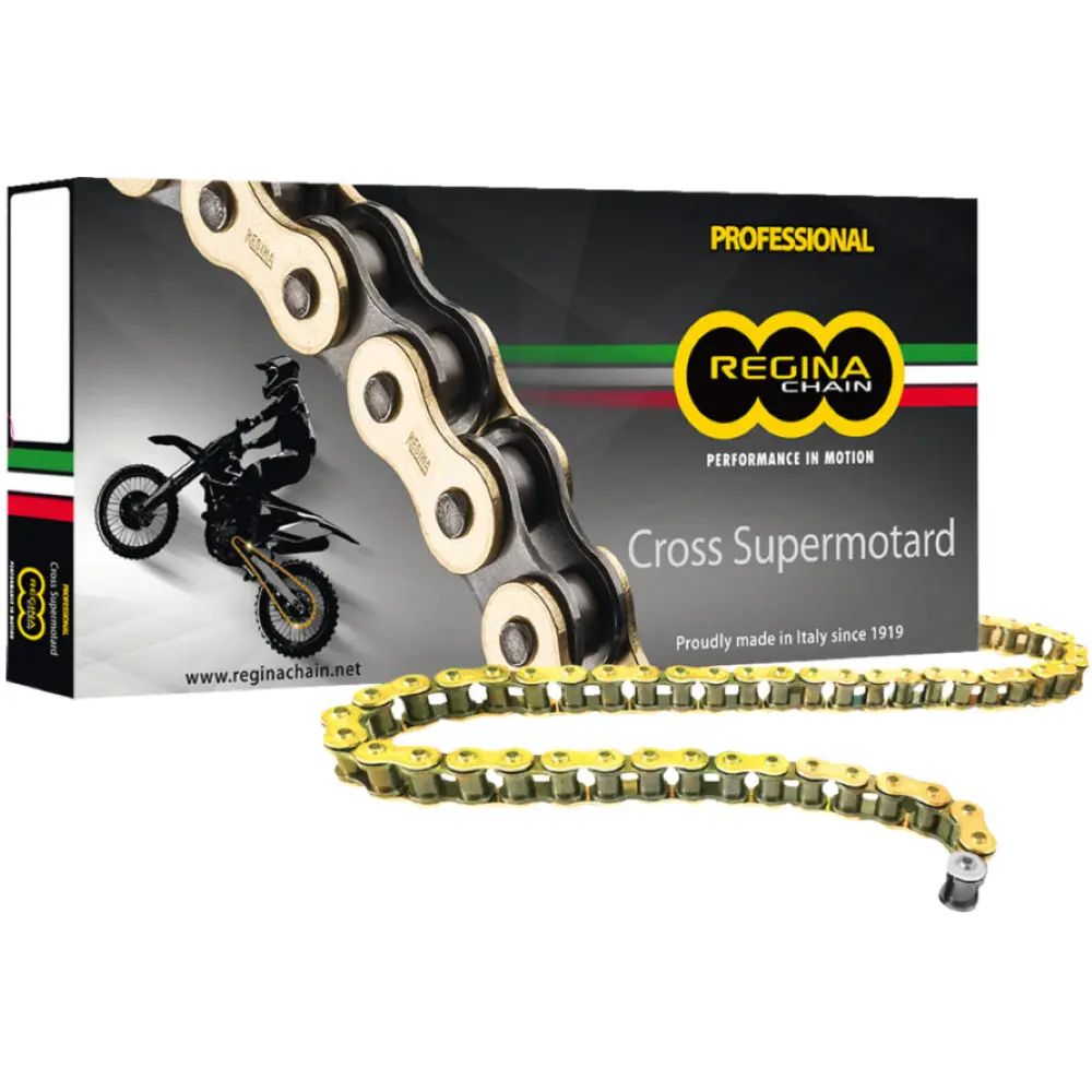 Regina Rh2 Cross/Supermotard 420 Gold Chain 1