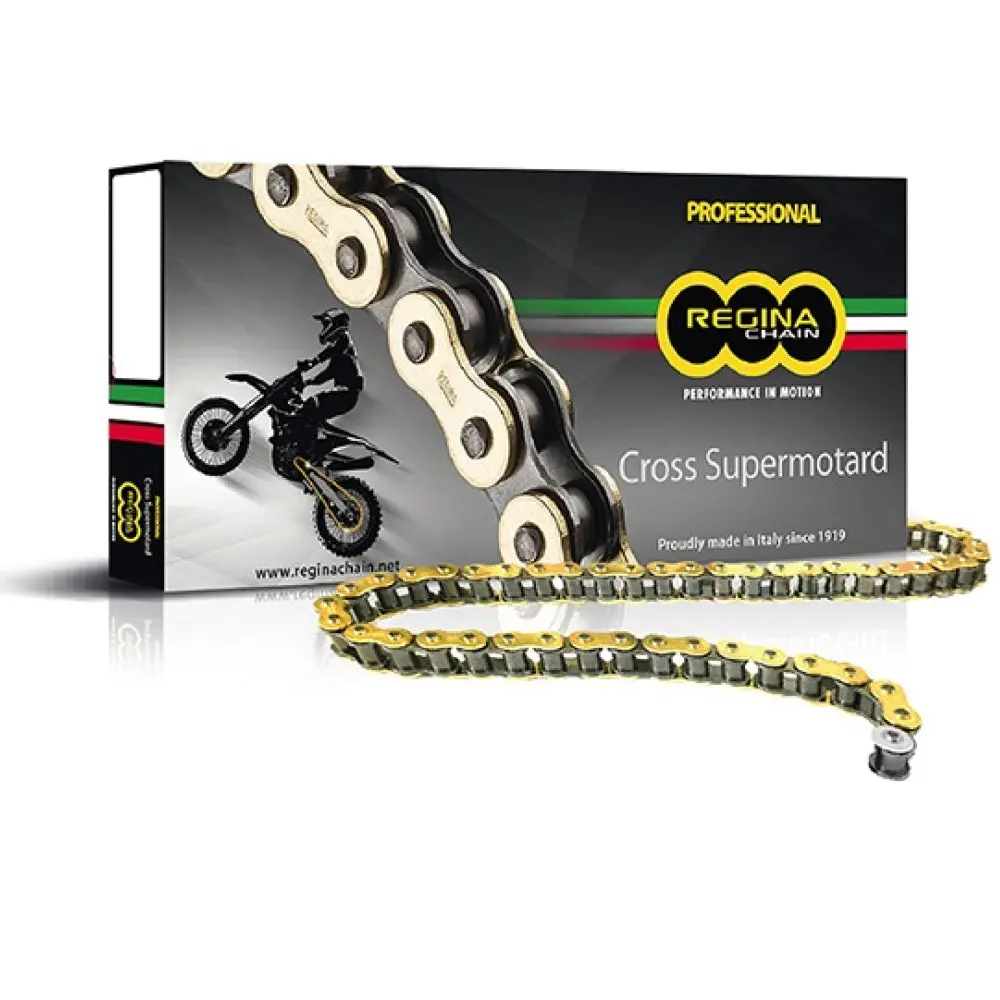 Regina Rx3 Cross/Supermotard 420 Gold Chain 1