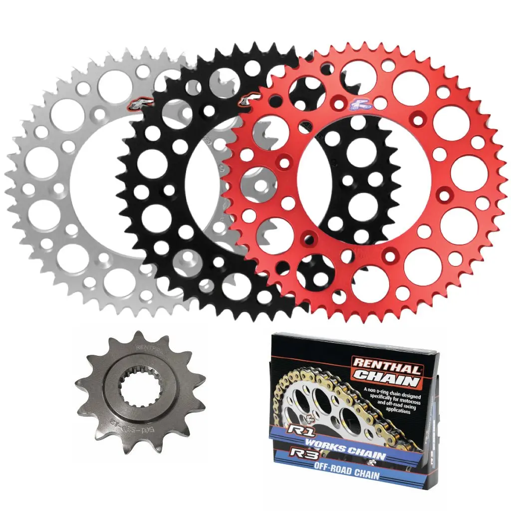 Renthal Chain & Ultralight Sprocket Kit Honda Cr125/Crf250r/X 1