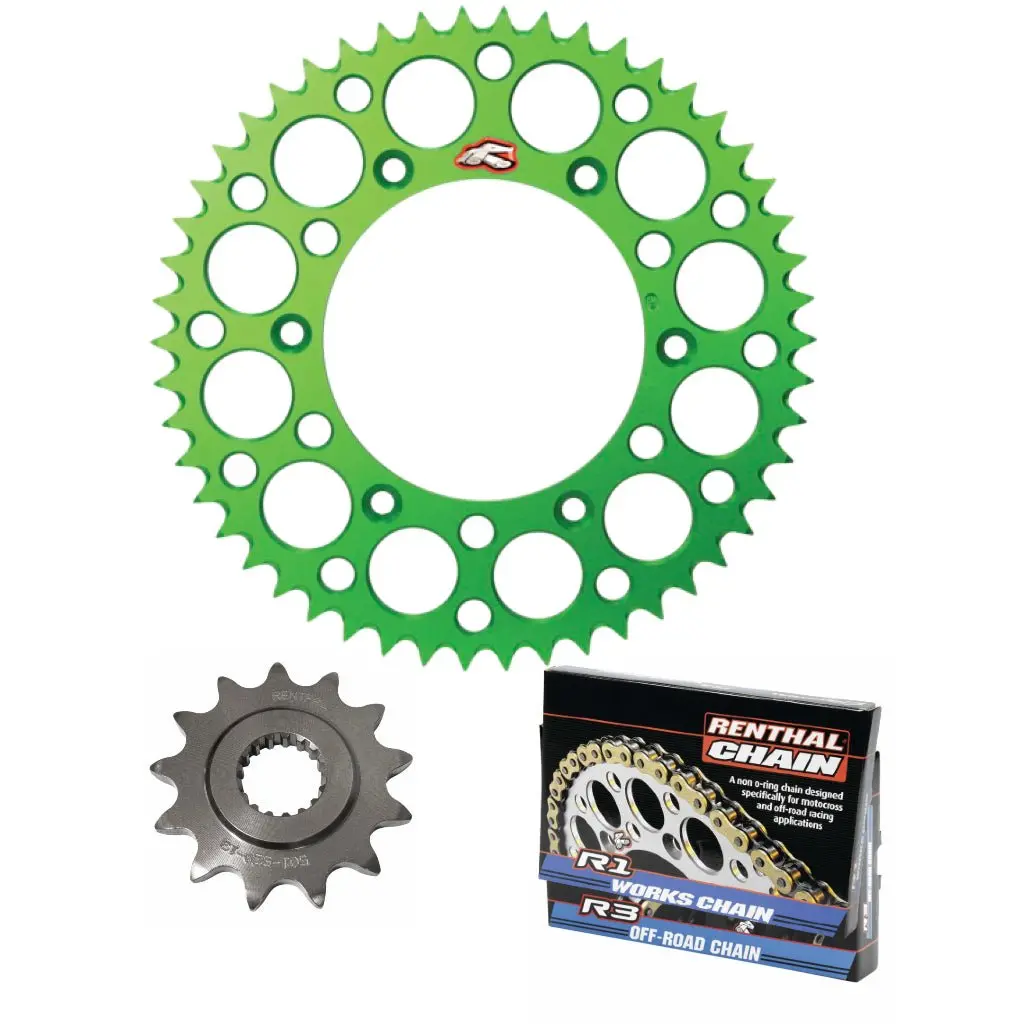 Renthal Chain & Ultralight Sprocket Kit Kawasaki Kx65 '00-22 1