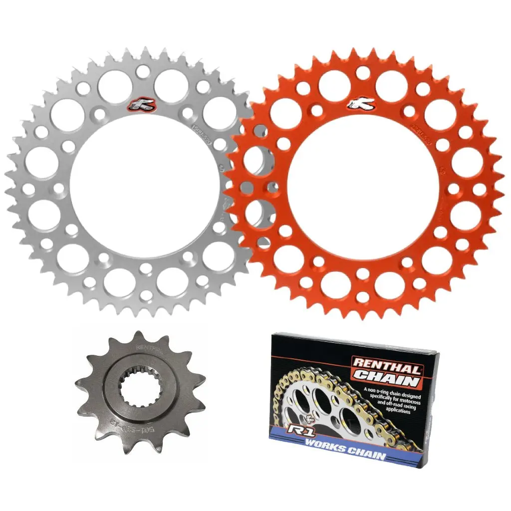 Renthal Chain & Ultralight Sprocket Kit Ktm/Husqvarna 65Cc '09-23 1