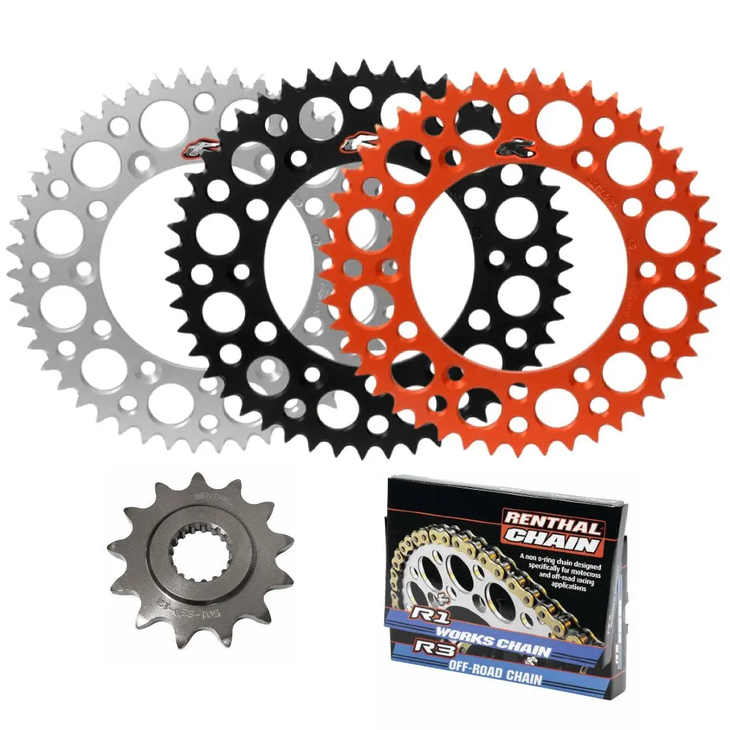 Renthal Chain & Ultralight Sprocket Kit Ktm/Husqvarna/Gasgas 125-501 1