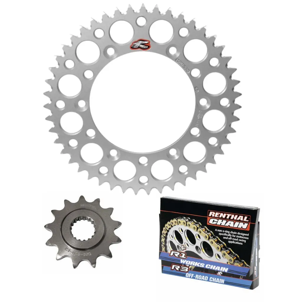 Renthal Chain & Ultralight Sprocket Kit Suzuki Rmz250 '13-22 3