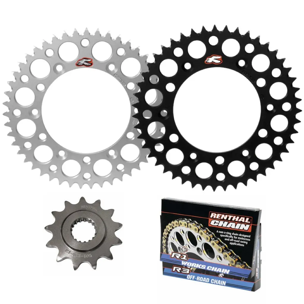 Renthal Chain & Ultralight Sprocket Kit Suzuki Rmz250 '13-22 1