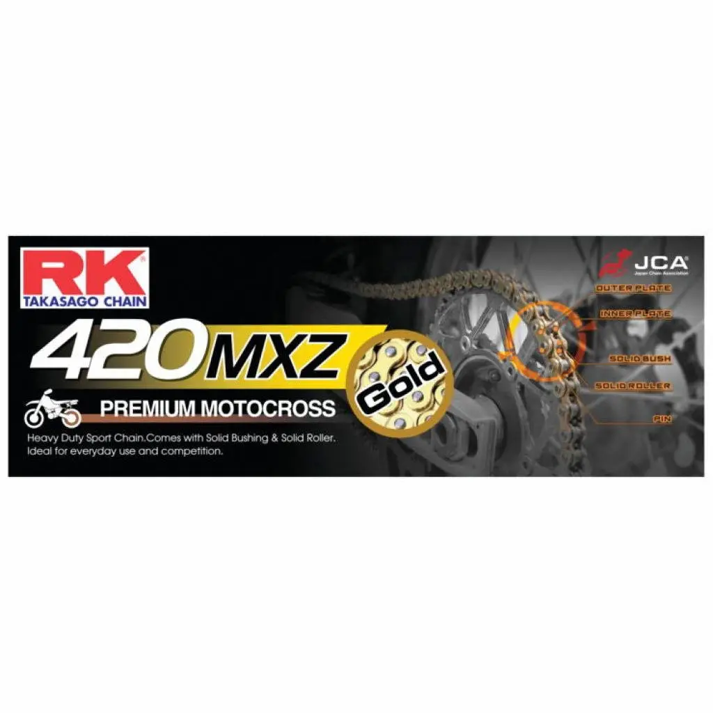 RK 420 MXZ Motorcycle Chain – High-Strength O-Ring Drive Chain - Image 2