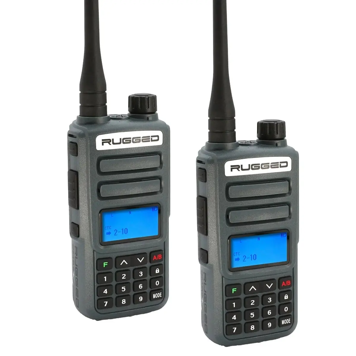 Rugged Radios Gmr2 Plus - Gmrs And Frs Two Way Handheld Radios 2 Pack 1