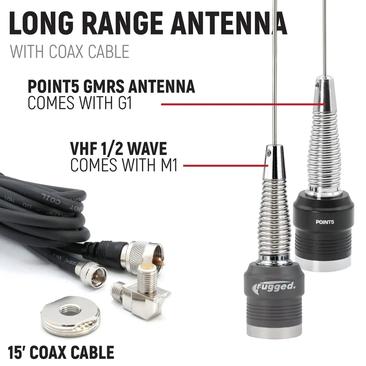 Rugged Radios Complete Communication Kit W/ Bluetooth Intercom & 2-Way Radio For Can-Am Maverick X3 & Max 8