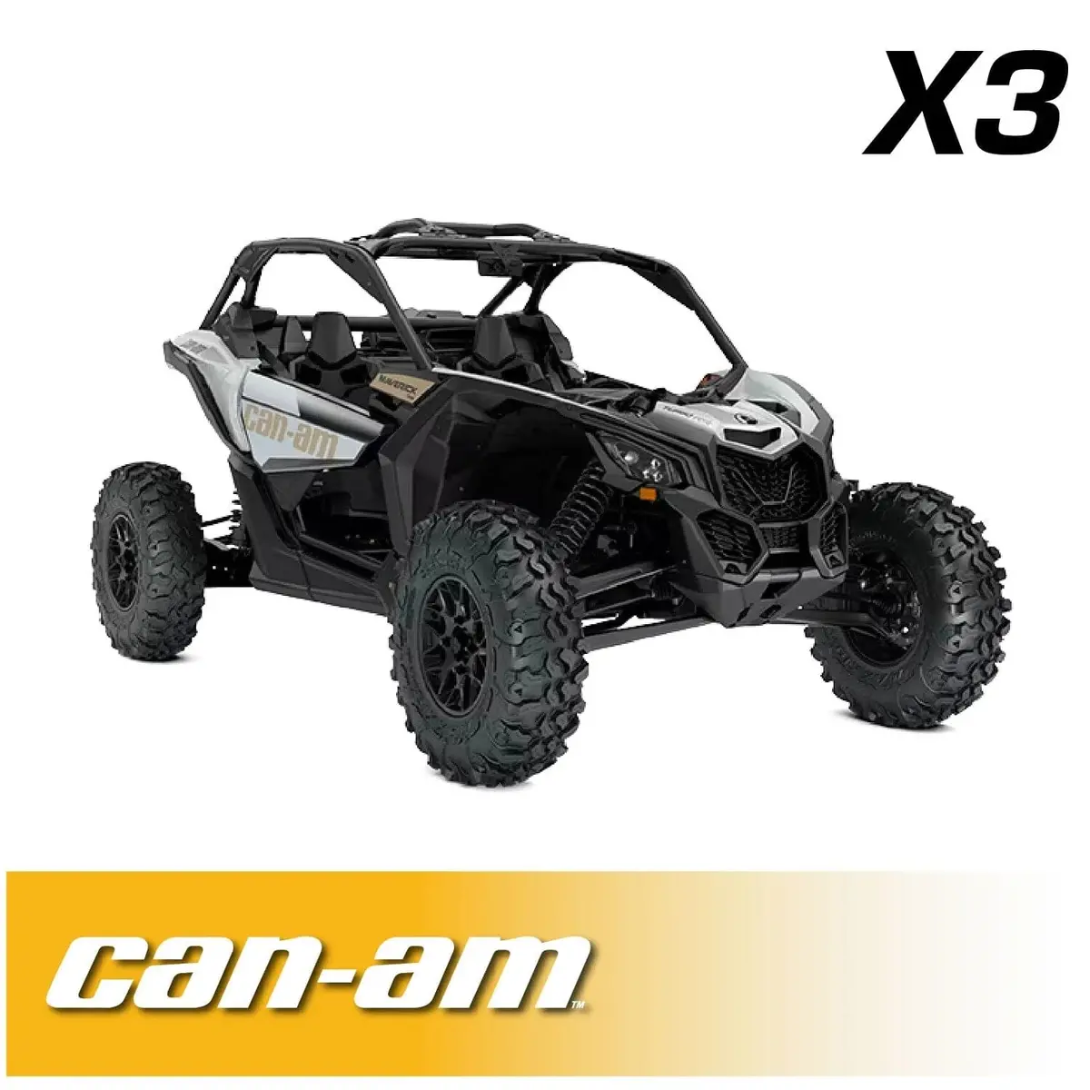 Rugged Radios Complete Communication Kit W/ Bluetooth Intercom & 2-Way Radio For Can-Am Maverick X3 & Max 1