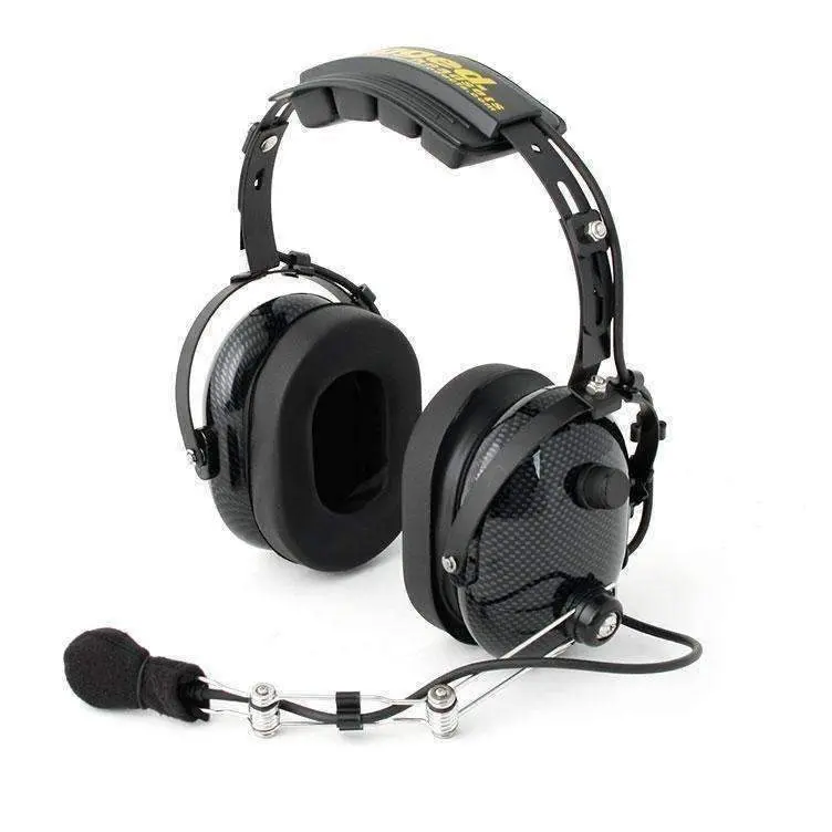 Rugged Radios H22 Over The Head Headset For 2-Way Radios - Black Carbon Fiber 1