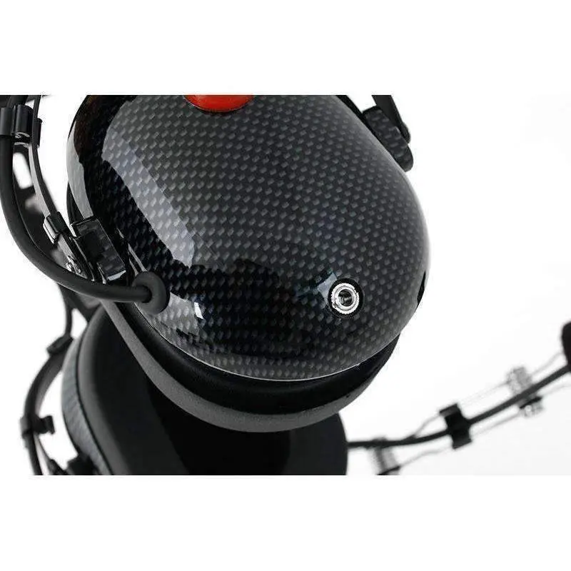 Rugged Radios H22 Over The Head Headset For 2-Way Radios - Black Carbon Fiber 2
