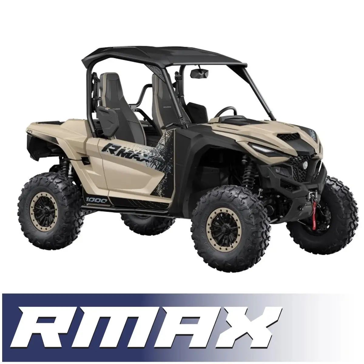 Rugged Radios Complete Communication Kit W/ Rocker Switch Bluetooth Intercom & 2-Way Radio For Yamaha Wolverine Rmax 1