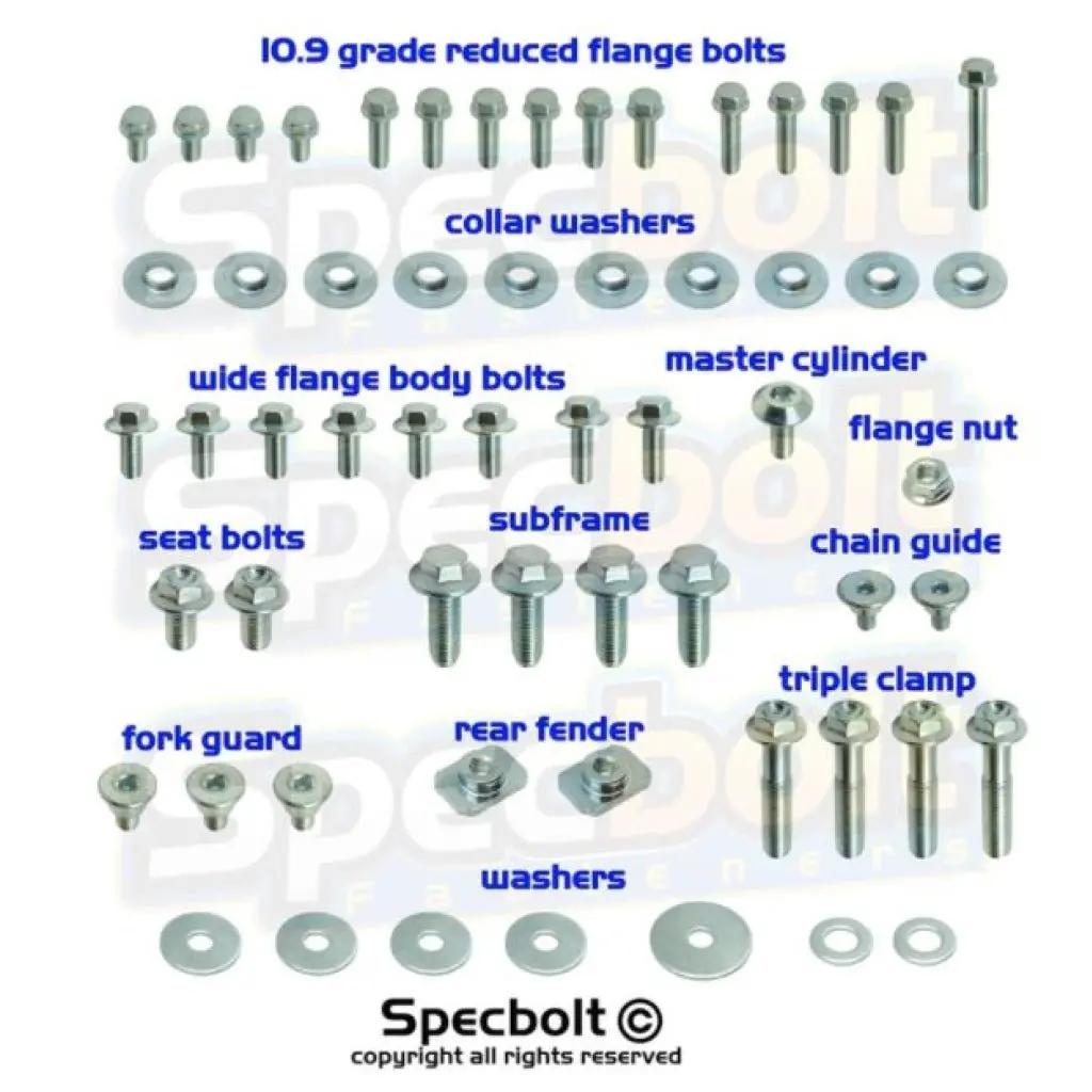 Specbolt Yamaha Yz/Yzf Spec-Pak Factory Fastener Kit | Sp-Yam-Yzyzf 2