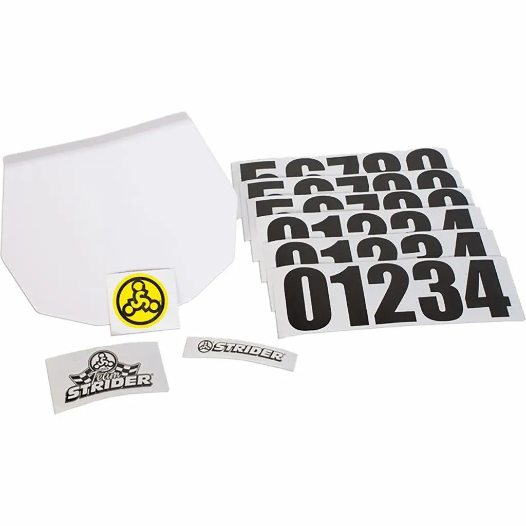 Strider Number Plate Kit Replacement 1